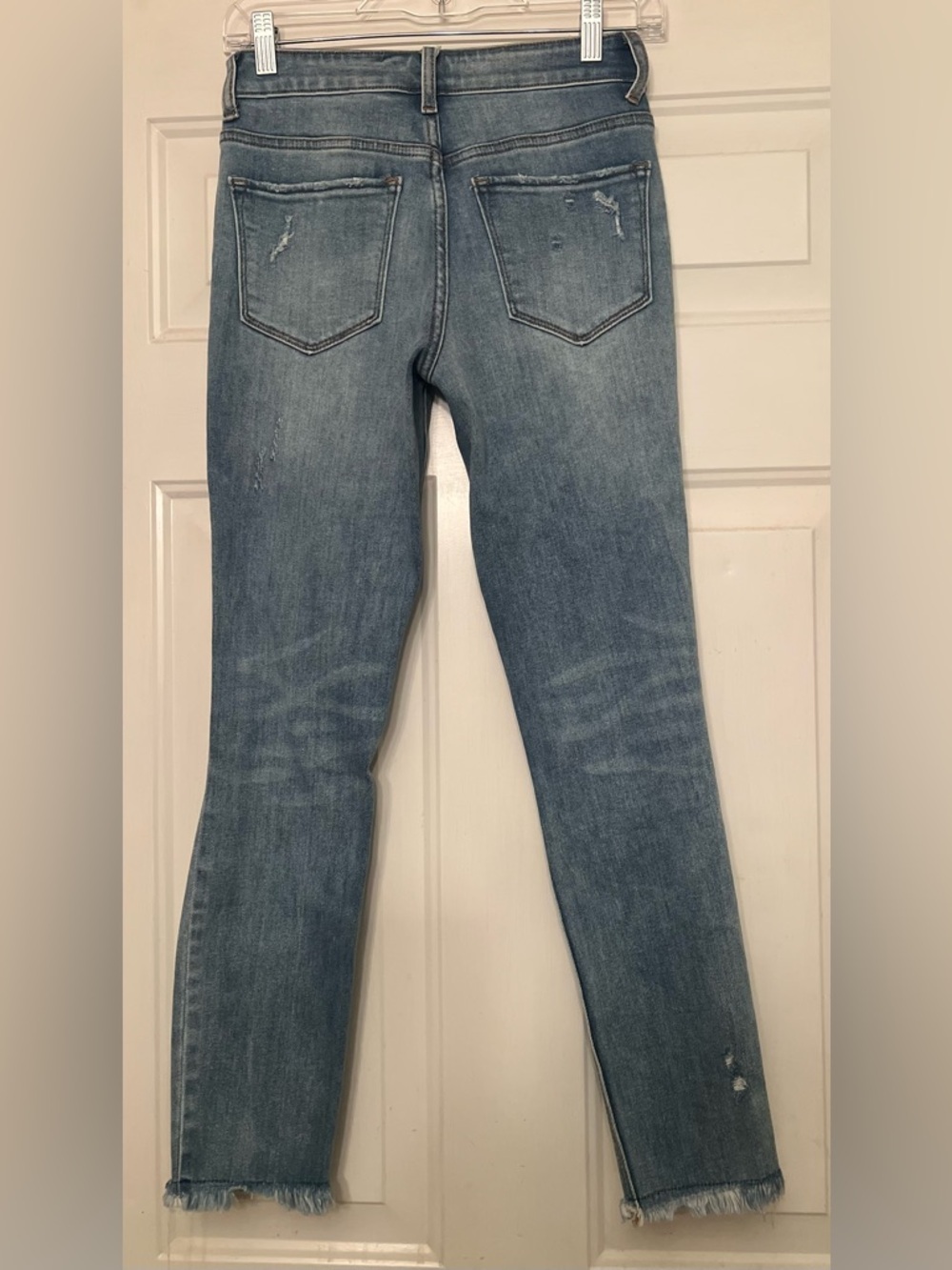 ✨ Vervet Distressed Skinny Jeans - Frayed Hem - 25 - Picture 3 of 8